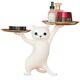Figurine De Chat Moin Moin Porte-objets De Petite Taille Largeur 36 X Hauteur 25 #ca1