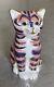 Figurine De Chat / Chaton Imari En Porcelaine Anglaise Royal Crown Derby