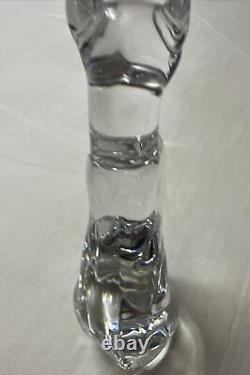 Figurine de chat en cristal Baccarat authentique exquise originale