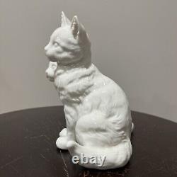 Figurine de chatons blancs en porcelaine antique HUTSCHENREUTHER Selb Allemagne