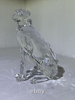 Figurine de guépard en cristal SWAROVSKI 183225. Sans boîte. 1994.