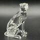 Figurine De Guépard En Cristal Argenté Swarovski 7610nr000001 1994 Avec Boîte Retirée