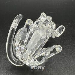 Figurine de guépard en cristal argenté Swarovski 7610NR000001 1994 avec boîte retirée