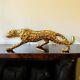 Figurine En Métal Massif En Aluminium Fait Main, Représentant Une Famille De Panthères Antiques, De Chats Et De Tigres