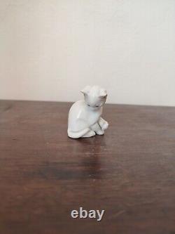Figurine en porcelaine 'Rosenthal petit chaton'