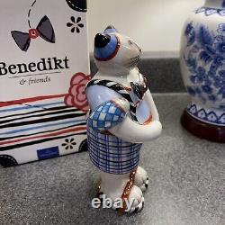 Figurine en porcelaine de chat TOMCAT de la famille Benedikt de Villeroy & Boch avec boîte