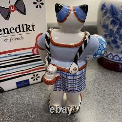 Figurine en porcelaine de chat TOMCAT de la famille Benedikt de Villeroy & Boch avec boîte