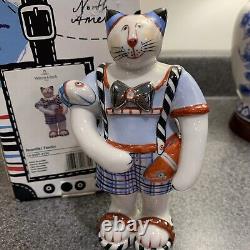 Figurine en porcelaine de chat TOMCAT de la famille Benedikt de Villeroy & Boch avec boîte