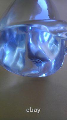Figurine presse-papier stylisée en cristal Baccarat, chat Art Déco clair FS