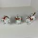 Figurines De Chat En Porcelaine Avec Action, Peintes à La Main Avec Des Papillons Colorés/noeud, Lot De 3, Japon