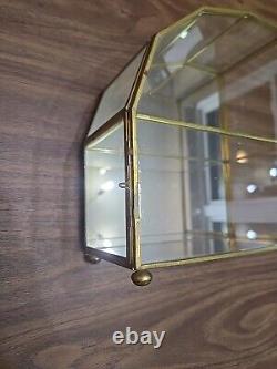 Franklin Mint L'armoire à curiosités Chats Vitrine Miroir Côté Gauche