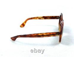 Genuine 50s France Sanglasses Mid-century Cat Eye Ambre Candy Cadre Nos