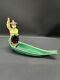 George Vaisselle De Californie Rare Art Déco Cendrier Guy Rameur Bateau