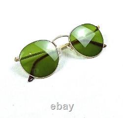 Green Logo Paris Sanglasses 70s Vintage Art Deco Anti-uv Lenses Original France