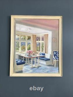 Guy Lipscombe Peinture Sur Toile Pour Ideal Home Art Déco Intérieur Vgc
