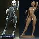 Impression 3d Figurine Chat Noir Dc Sculpture Non Peinte Modèle Gk Kit Blanc Nouveau Stock