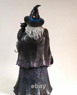 Jim Shore 6003366 Sorcière Chat Noir Fantôme 20 Figurine d'Halloween avec LANTERNE MANQUANTE