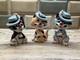 Lorna Bailey Figurines De Chat Les Trois Pussketeers Pawthos, Purrthos, Armeow Cats