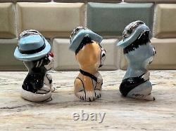 LORNA BAILEY FIGURINES DE CHAT Les Trois Pussketeers PAWTHOS, PURRTHOS, ARMEOW CHAT