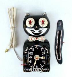 L'électrique Black-kit Cat Klock-kat De L'année 1960 Renforcement Des Moteurs Originaux De Vintage États-unis