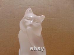 Lalique Cat Signé #11677 France