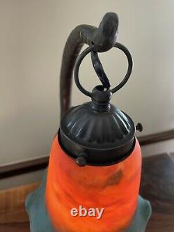 Lampe De Chat En Bronze Vintage Art Déco