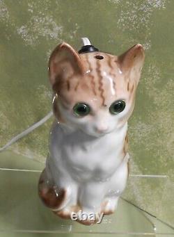 Lampe à parfum en verre en forme de chat allemand, Allemagne