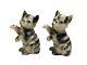 Les Plus Mignons Figurines De Chat Assis En Porcelaine Art Déco Vintage Allemagne 7751