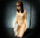 Lovely Signe Royal Dux Art Deco Figure D'un Cat Jeune Femme Nue Avec