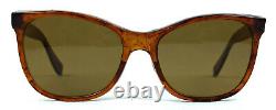 Lunettes De Soleil Vintage Cat Eye 1950's Unisex Aviator Frame Brown Art Deco Non Utilisé