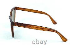 Lunettes De Soleil Vintage Cat Eye 1950's Unisex Aviator Frame Brown Art Deco Non Utilisé