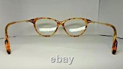 Lunettes Vintage Cartier Eclat Cat Eye Rare Color Amber N. O. S. Made In France