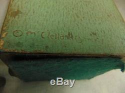 Mcclelland Barclay Art Déco Paire Cat Tails Lily Pad Conception Bookends