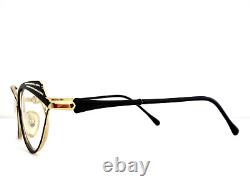 Monture de lunettes CAVIAR M5219 pour femmes avec cristaux, style œil de chat, provenant d'Italie, jamais portée (NOS)