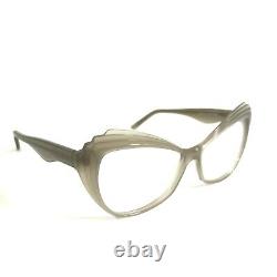 Montures de lunettes Andy Wolf 5065 col. C, œil de chat gris clair, style Art Déco, 54-12-140.