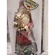 Nouveau Figurine De Père Noël Enesco Foundations Avec Chat Esprit De Noël Cœurs