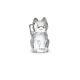 Nouvelle Figurine De Chat Maneki Neko En Cristal De Baccarat Transparent #2607786 Marque Nib Économisez $ F/s