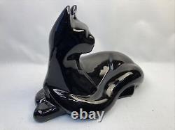 Poterie Royal Haeger Chat Allongé Figure #6063 1992 Excellent État