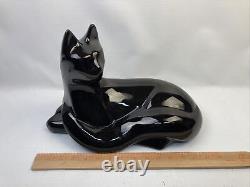 Poterie Royal Haeger Chat Allongé Figure #6063 1992 Excellent État