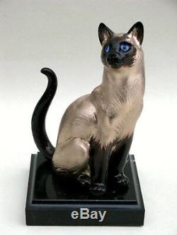 Quantité 1/9 Certificat D'authenticité Cat Bronze Auteur Sculpture Limitée