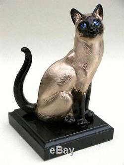 Quantité 1/9 Certificat D'authenticité Cat Bronze Auteur Sculpture Limitée