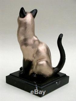 Quantité 1/9 Certificat D'authenticité Cat Bronze Auteur Sculpture Limitée