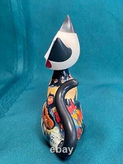 RARE Goebel Rosina Wachtmeister Lorella Cat Signé Musique Violon Quintette Truite