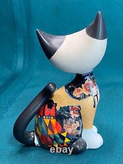RARE Goebel Rosina Wachtmeister Lorella Cat Signé Musique Violon Quintette Truite