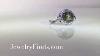 Rare Art Déco 5 53ct T W Chrysoberyl Cat Eye S Diamond Ring Platinum U0026