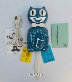 Rare Blue-vintage De 1980 Réabuissement De Moteur Électrique-kit Klock-kat Clock-original
