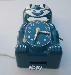 Rare Blue-vintage De 1980 Réabuissement De Moteur Électrique-kit Klock-kat Clock-original