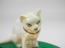 Rare Vintage Art Déco Noritake Cat Cendray M-japon