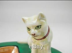 Rare Vintage Cendrier Art Déco Noritake Cat M-japan