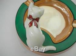Rare Vintage Cendrier Art Déco Noritake Cat M-japan